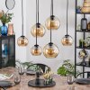 Koyoto Suspension, Boule lumineuse, Suspension Ambre, 6 lumières