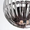 Chehalis Plafonnier, Boule lumineuse Fumé, 8 lumières
