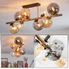 Gastor Plafonnier, Boule lumineuse Or, Noir, 8 lumières