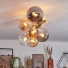 Gastor Plafonnier, Boule lumineuse Or, Noir, 8 lumières