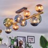 Chehalis Plafonnier, Boule lumineuse Or, Noir, 10 lumières