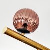 Chehalis Plafonnier, Boule lumineuse Or, Noir, 10 lumières