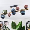 Chehalis Plafonnier, Boule lumineuse Or, Noir, 10 lumières