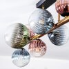 Chehalis Plafonnier, Boule lumineuse Or, Noir, 10 lumières