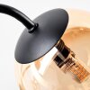Chehalis Plafonnier, Boule lumineuse 56 cm Ambre, Clair, 6 lumières