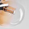 Chehalis Plafonnier, Boule lumineuse 56 cm Ambre, Clair, 6 lumières