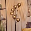 Koyoto Lampadaire 40 cm Fumé, 6 lumières