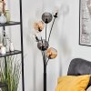 Koyoto Lampadaire 40 cm Ambre, Clair, Fumé, 6 lumières