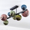Chehalis Plafonnier, Boule lumineuse Bleu, Vert, Cuivré, 8 lumières