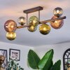 Chehalis Plafonnier, Boule lumineuse Bleu, Vert, Cuivré, 8 lumières