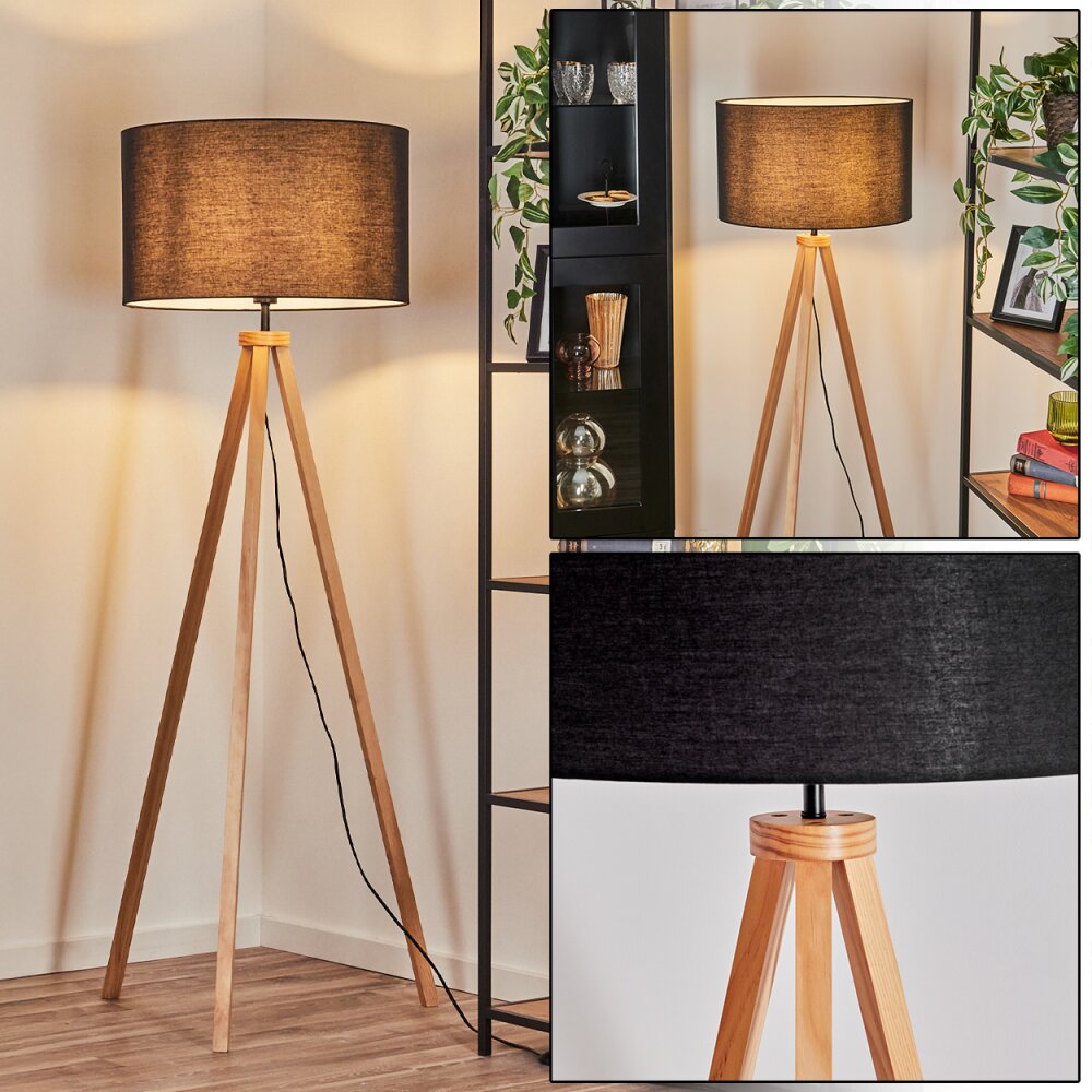 Flemming Lampadaire Écru, Noir, 1 lumière main product photo