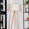 Flemming Lampadaire Écru, Noir, 1 lumière