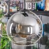 Koyoto Suspension, Boule lumineuse, Suspension Ambre, Clair, Fumé, 6 lumières