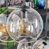 Koyoto Suspension, Boule lumineuse, Suspension Ambre, Clair, Fumé, 6 lumières