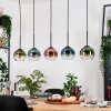 Koyoto Suspension, Boule lumineuse, Suspension Écru, Noir, 5 lumières