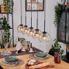 Koyoto Suspension, Boule lumineuse, Suspension Écru, Noir, 5 lumières
