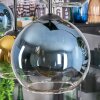 Koyoto Suspension, Boule lumineuse, Suspension Bleu, Or, Vert, Clair, Cuivré, 6 lumières