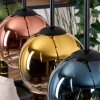 Koyoto Suspension, Boule lumineuse, Suspension Écru, Noir, 5 lumières