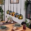 Koyoto Suspension, Boule lumineuse, Suspension Écru, Noir, 5 lumières