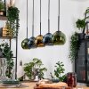 Koyoto Suspension, Boule lumineuse, Suspension Écru, Noir, 5 lumières