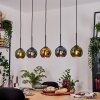 Koyoto Suspension, Boule lumineuse, Suspension Écru, Noir, 5 lumières