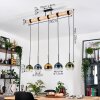 Koyoto Suspension, Boule lumineuse, Suspension Écru, Noir, 5 lumières