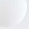 Chehalis Plafonnier, Boule lumineuse 56 cm Blanc, 6 lumières