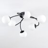 Chehalis Plafonnier, Boule lumineuse 56 cm Blanc, 6 lumières