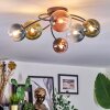 Chehalis Plafonnier, Boule lumineuse Bleu, Vert, Clair, Cuivré, 6 lumières