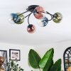 Chehalis Plafonnier, Boule lumineuse Bleu, Vert, Clair, Cuivré, 6 lumières