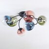 Chehalis Plafonnier, Boule lumineuse Bleu, Vert, Clair, Cuivré, 6 lumières
