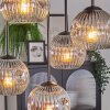 Ripoll Plafonnier, Boule lumineuse Chrome, Clair, Fumé, 5 lumières