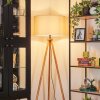Flemming Lampadaire Écru, Noir, 1 lumière