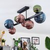 Chehalis Plafonnier, Boule lumineuse Bleu, Vert, Cuivré, 8 lumières