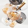 Koyoto Plafonnier, Boule lumineuse Or, Noir, 8 lumières