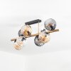 Koyoto Plafonnier, Boule lumineuse Or, Noir, 8 lumières