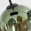 Koyoto Suspension, Boule lumineuse, Suspension Bleu, Or, Vert, Clair, 6 lumières