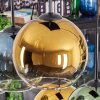 Koyoto Suspension, Boule lumineuse, Suspension Bleu, Or, Vert, Clair, 6 lumières