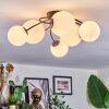Chehalis Plafonnier, Boule lumineuse Blanc, 6 lumières
