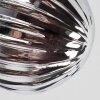 Chehalis Plafonnier, Boule lumineuse Fumé, 6 lumières