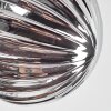 Chehalis Plafonnier, Boule lumineuse Ambre, Fumé, 6 lumières