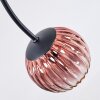Chehalis Plafonnier, Boule lumineuse 56 cm Bleu, Vert, Clair, Cuivré, 6 lumières