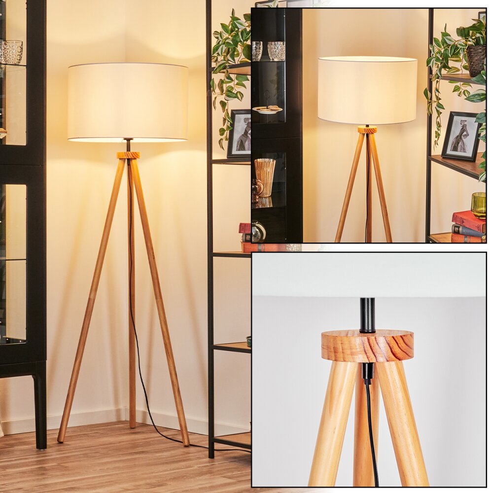 Flemming Lampadaire Écru, Noir, 1 lumière main product photo