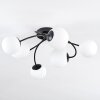 Chehalis Plafonnier, Boule lumineuse Blanc, 6 lumières