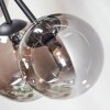 Chehalis Plafonnier, Boule lumineuse 20 cm Fumé, 6 lumières