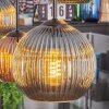Koyoto Suspension, Boule lumineuse, Suspension Bleu, Vert, Cuivré, 6 lumières