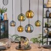 Koyoto Suspension, Boule lumineuse, Suspension Bleu, Or, Vert, 6 lumières Koyoto Suspension, Boule lumineuse, Suspension Bleu, Or, Vert, 6 lumières