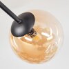 Chehalis Plafonnier, Boule lumineuse 55 cm Ambre, 6 lumières