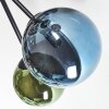 Chehalis Plafonnier, Boule lumineuse Bleu, Vert, Cuivré, 6 lumières