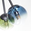 Chehalis Plafonnier, Boule lumineuse Bleu, Vert, Clair, Cuivré, 6 lumières